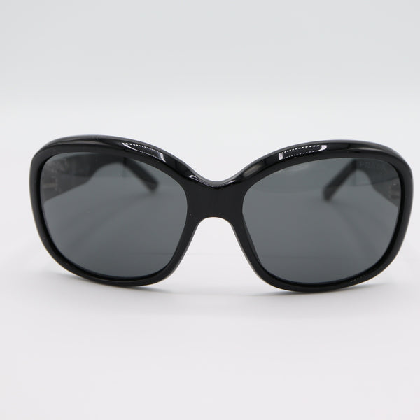 PRADA プラダ サングラス SPR10M 59□16 1AB-1A1 130 眼鏡 メガネ 度なし ブラック ケース有 H19888