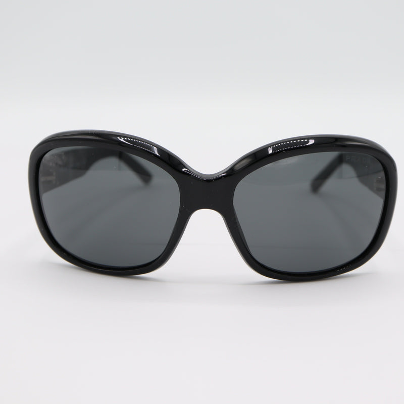 PRADA プラダ サングラス SPR10M 59□16 1AB-1A1 130 眼鏡 メガネ 度なし ブラック ケース有 H19888