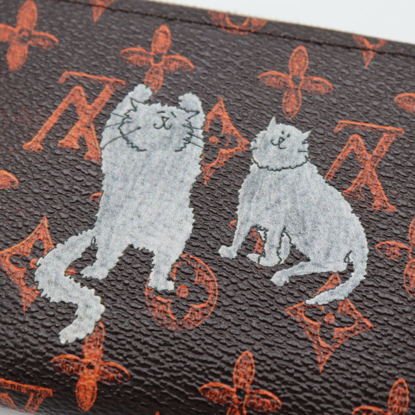 LOUIS VUITTON ルイヴィトン LV M63883 キャットグラム ジッピー