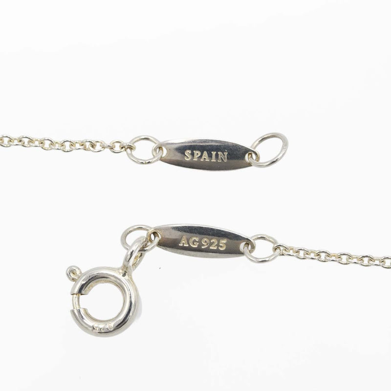 Tiffany & Co. ティファニー バイザヤード ネックレス 約1.7g シルバー 925 青石 アクセサリー レディース 袋あり H6937