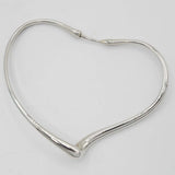 TIFFANY＆Co. ティファニー ピアス オープンハート Ag925 シルバー 約9.5g アクセサリー レディース 箱袋 M3914