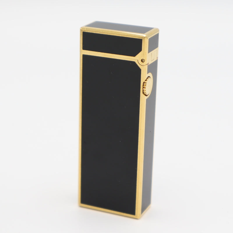 dunhill ダンヒル ガスライター US RE24163 ブラック ローラー式 喫煙具 着火未確認 M1815
