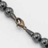 Georg Jensen ジョージジェンセン ネックレス ヘマタイト 247B ハート シルバー 925 アクセサリー 箱有 H19404