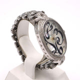 稼働 腕時計 BIJOU MONTRE ビジュモントレ 8810T シェル文字盤 世界666本限定 箱コマ 2026.2電池交換済 23k661-1