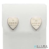 GUCCI グッチ ピアス ロゴ ハート Ag925 約3.4g レディース アクセサリー H23190