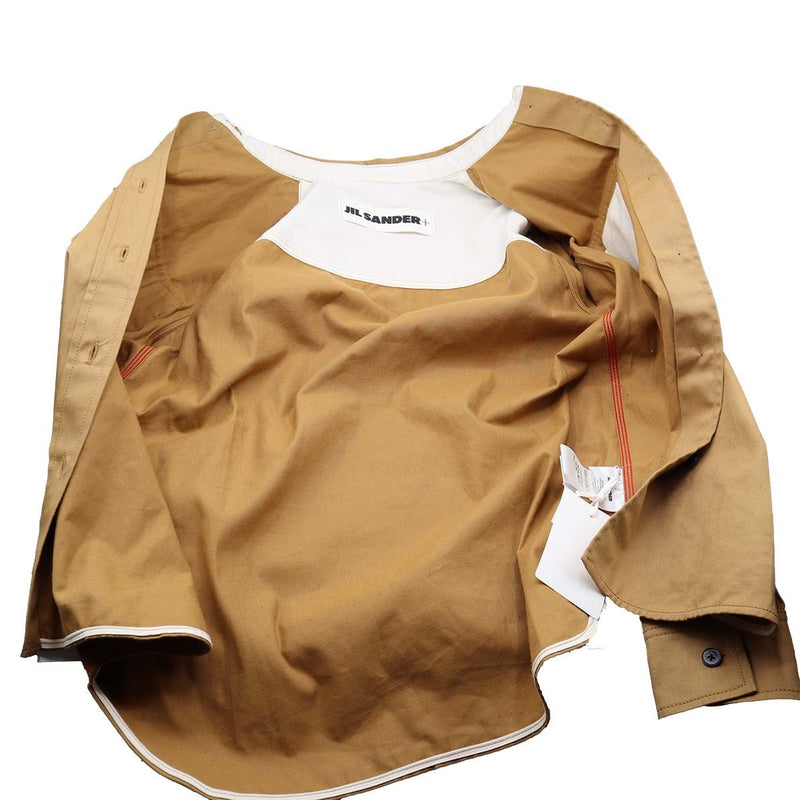 JIL SANDER ジルサンダー シャツ S ブラウン系 メンズ アウター 服 25k860-1
