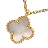 仕上済 VanCleef&Arpels VCA ヴァンクリーフ アーペル ネックレス スウィートアルハンブラ シェル 750 2.8g 箱有 H11775