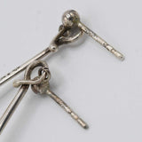 GEORG JENSEN ジョージジェンセン ピアス フォーゲットミーノット 約4.7g シルバー 925 アクセサリー レディース 箱有 M894