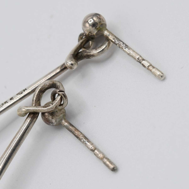 GEORG JENSEN ジョージジェンセン ピアス フォーゲットミーノット 約4.7g シルバー 925 アクセサリー レディース 箱有 M894