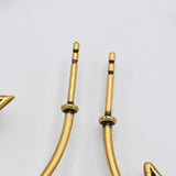Christian Dior ディオール フープピアス ジャディオール 三日月 スター アクセサリー H9345