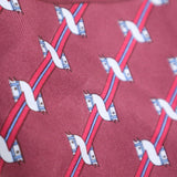 HERMES エルメス スカーフ カレ40 馬 ボルドー系 シルク100％ 服飾小物 H21884