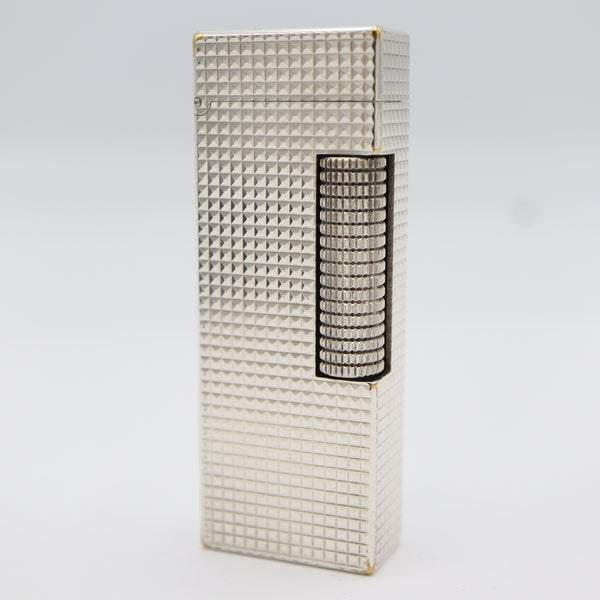 Dunhill ダンヒル ガスライター ローラー式 シルバーカラー 喫煙具 着火未確認 ケース有 eco1730