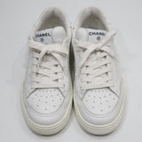 CHANEL シャネル スニーカー バックロゴ L G35934 37サイズ 靴 レディース ホワイト 箱・袋・紐 H24594