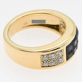 仕上済 Cartier カルティエ リング サファイア ダイヤモンド ディアボロ 750 YG ゴールド サイズ52 約11.5号 9.5g ◆ H513