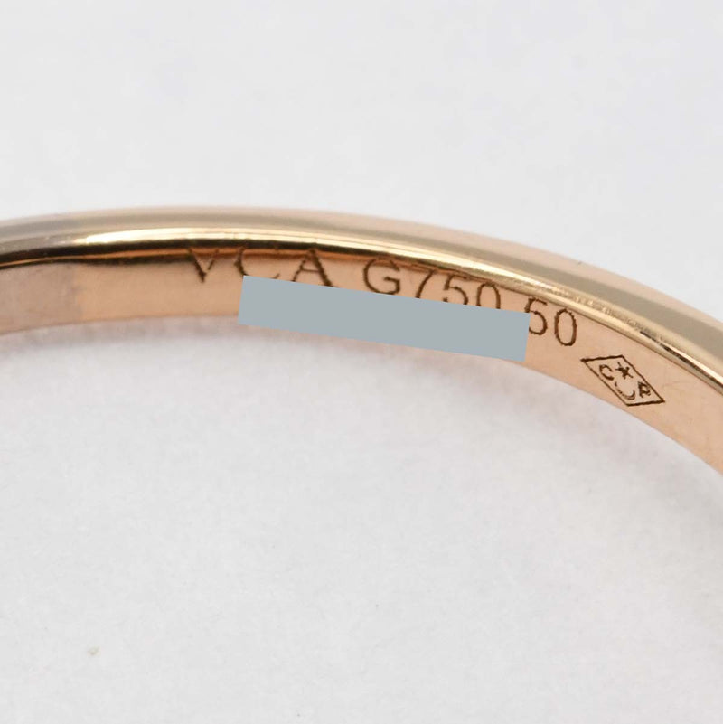 仕上済 VanCleef&Arpels VCA ヴァンクリーフ&アーペル リング スウィートアルハンブラ エフイヤージュ カーネリアン 750 5g 箱保有 H19087