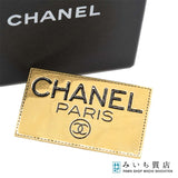 CHANEL シャネル プレート ブローチ ゴールドカラー 金具 レディース アクセサリー 箱有 H4988