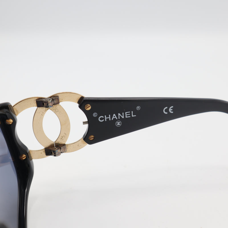 CHANEL シャネル サングラス 02461 94305 ココマーク ブラック 度無し 服飾小物 ケース有 ok1134