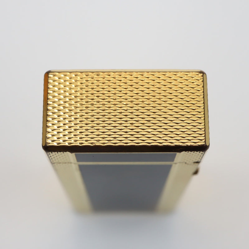着火未確認 dunhill ダンヒル ライター ローラー式  べっ甲柄×ゴールド マーブル ビンテージ 喫煙具 コレクション レア H2987