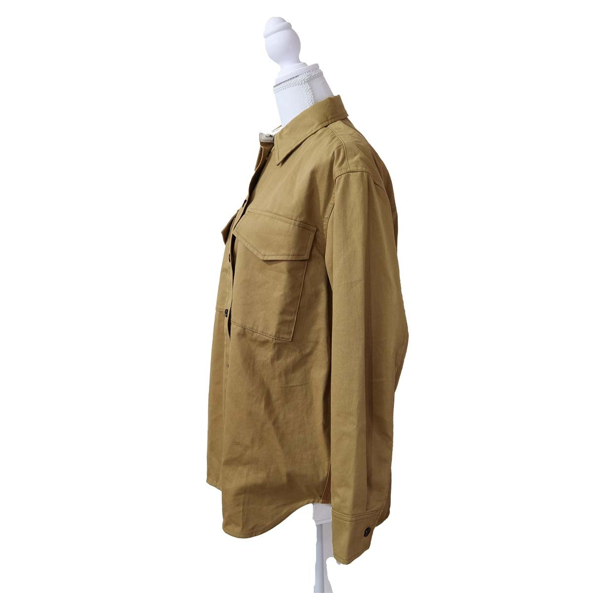 JIL SANDER+ ブラウン パイル生地ポロシャツ JIL SANDER+ ブラウン パイル生地ポロシャツ Jil Sander(ジル