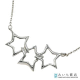 TIFFANY&Co. ティファニー ネックレス トリプルスター 星 925 シルバー 約2.6g アクセサリー H20822