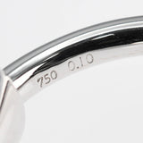 仕上済 TASAKI タサキ ソーンズ ダイヤ リング 指輪 D0.10 750 約8号 約3.9g ジュエリー アクセサリー 箱有 K229