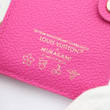 LOUIS VUITTON ルイヴィトン LV M14087 二つ折り財布 村上隆 ポルトフォイユ・リサ モノグラム ピンク 袋・シール H24752