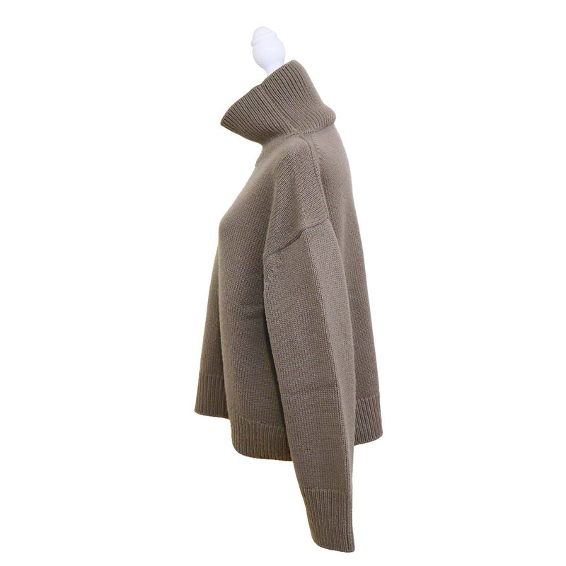 CELINE セリーヌ セーター グレー トープカラー 23GO4/6394 カシミヤ100 サイズS 25k943-8