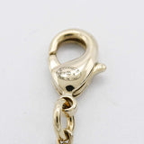 CHANEL シャネル ココマーク チェーンモチーフ ネックレス ゴールド×ピンク B18K 12.2g ゴールドチェーン 箱付き H19509