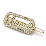 CHANEL シャネル バレッタ ヘアクリップ L23B ラインストーン フェイクパール ヘアアクセサリー 箱有 23k526-18