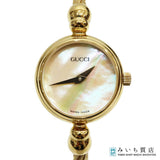 稼働 腕時計 GUCCI グッチ バングルウォッチ 2700.2.L クォーツ シェル文字盤 箱 2025.12電池交換済 H4550