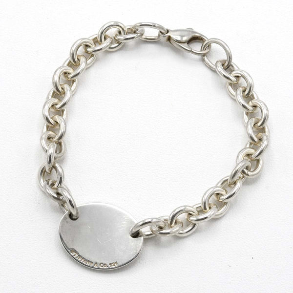 TIFFANY&Co. ティファニー ブレスレット リターントゥオーバル タグ シルバー925 26.5g M4056