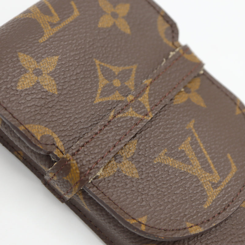 LOUIS VUITTON ルイヴィトン LV M62970 エテュイ リュネット ラバ メガネケース ペンケース ブラウン系 H19381