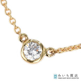 仕上げ済 TIFFANY＆Co. ティファニー バイザヤード ネックレス K18 ゴールド 約3.1mm 約1.6g ジュエリー ◆ H18994