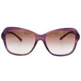 BVLGARI ブルガリ サングラス 8142-B-F 8254/8H パープル ラインストーン 度無し ケース付 H18660