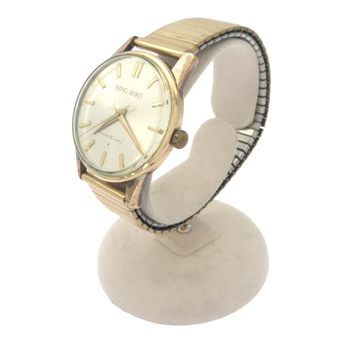 KINGSEIKO キングセイコー ラウンド 25石 メンズ 腕時計 手巻き JA-0242| セイコー キングセイコー 25石 初期型 100ミクロン 14K