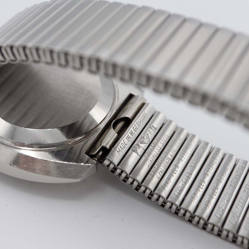 稼働 腕時計 IWC シャフハウゼン 自動巻き オールドインター デイト シルバー色文字盤 ベルト社外品 H10756