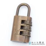 LOUIS VUITTON ルイ ヴィトン LV パドロック カデナ 南京錠 ダイヤル式 鍵 アクセサリー 46.5g k336