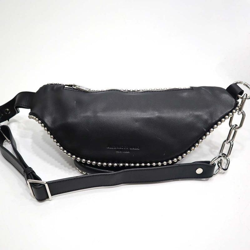 ALEXANDER WANG アレキサンダーワン ウエストバッグ ボディバッグ ブラック レザー ウエストポーチ H20778