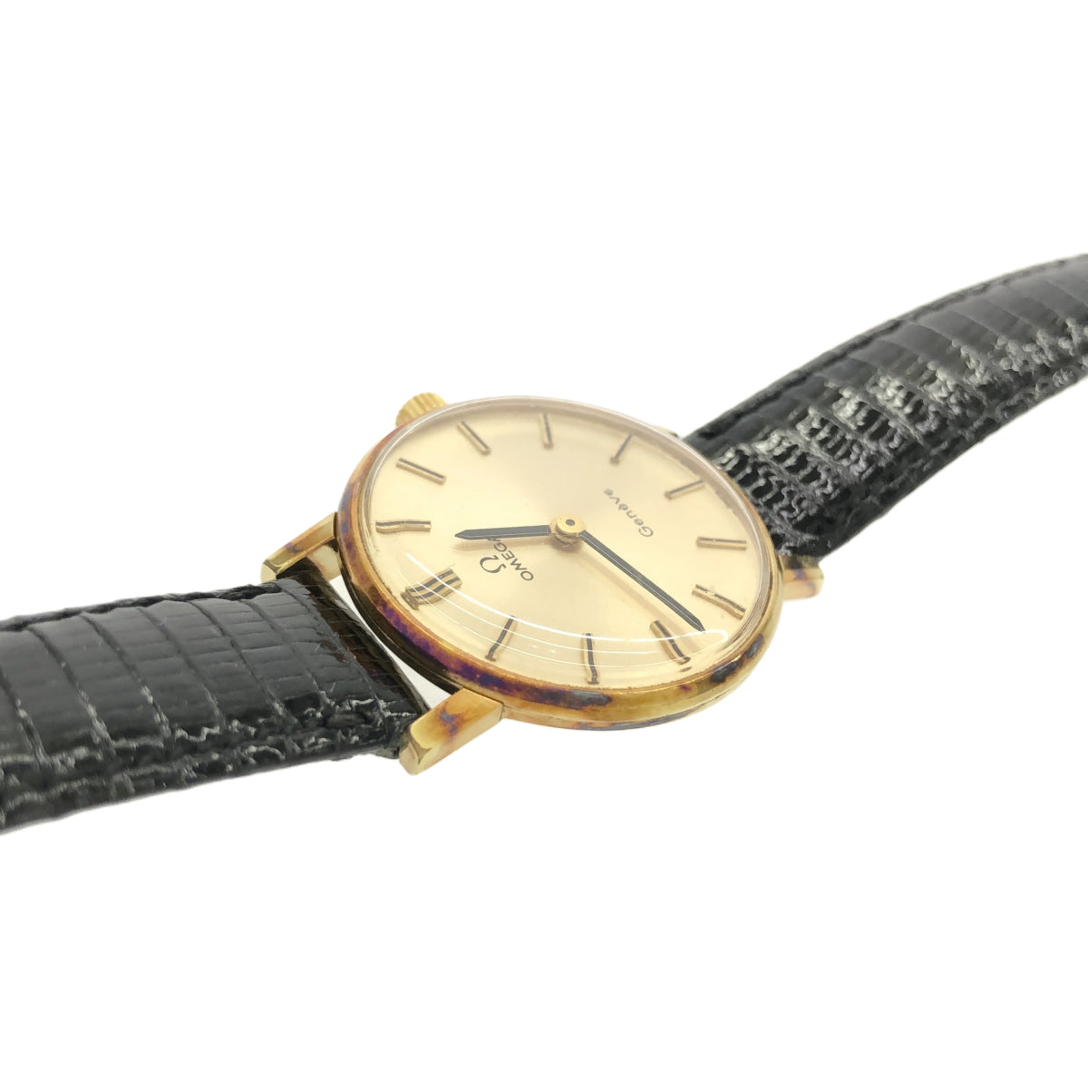 7446【ジャンク】オメガ ジュネーブ 511.0411 cal.625 手巻き OMEGA オメガ ジュネーブ 511.0410 cal.625 手巻き ゴールド色文字盤