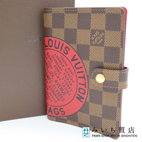 LOUIS VUITTON ルイヴィトン LV 手帳カバー アジェンダPM T＆B R21040 ダミエ H5468