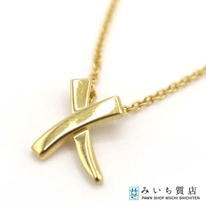 TIFFANY&Co. ティファニー ネックレス キス パロマピカソ ゴールド 750 約2.2ｇアクセサリー H18457
