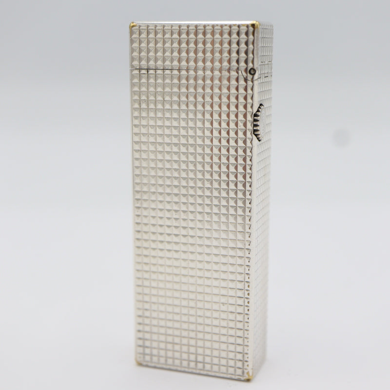 Dunhill ダンヒル ガスライター ローラー式 シルバーカラー 喫煙具 着火未確認 ケース有 eco1730