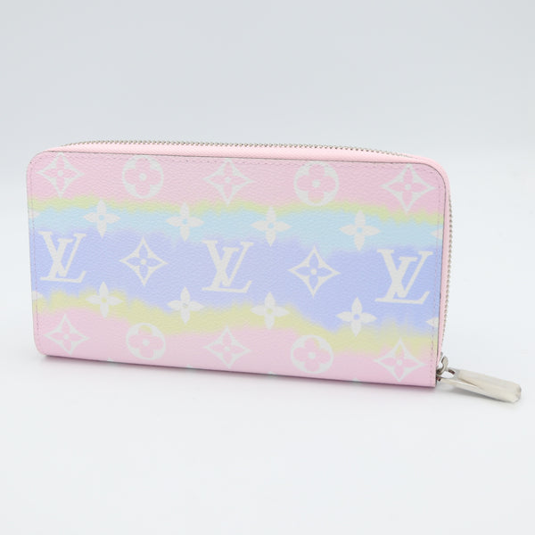 未使用 LOUIS VUITTON ルイヴィトン M69110 モノグラム エスカル ジッピーウォレット 長財布 ピンク パステル 保管袋有 221