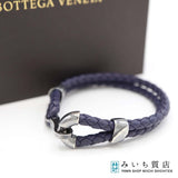 BOTTEGA VENETA ボッテガヴェネタ ブレスレット ネイビー アクセサリー 箱有 H22402