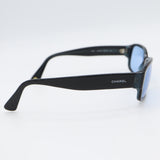 CHANEL シャネル サングラス 5010 C.540/65 マトラッセ 53□19 135 ブラック×ブルー 度なし 箱・ケース有 H20300
