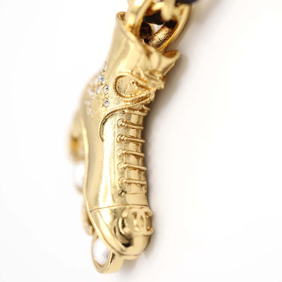 CHANEL シャネル 15P フェイクパール ラインストーンクローバー CHANEL シャネル 15P フェイクパール ラインストーンクローバー