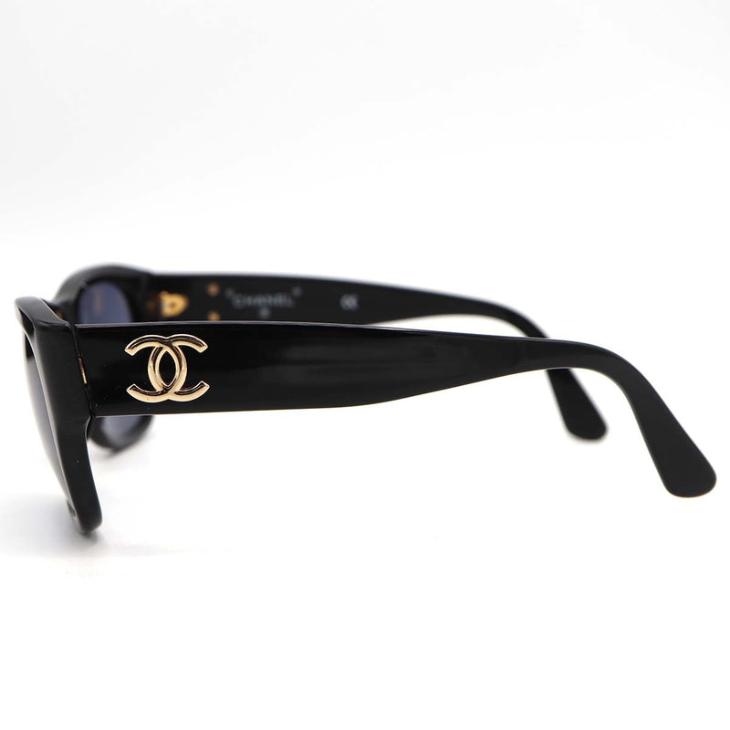 CHANEL シャネル サングラス ココマーク 02462 94305 ブラック 度無し ケース有 H19792