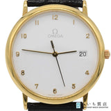 腕時計 稼働 OMEGA オメガ 1960312.1 cal.1430 クォーツ 白色文字盤 2025.8電池交換済 箱有 H19737