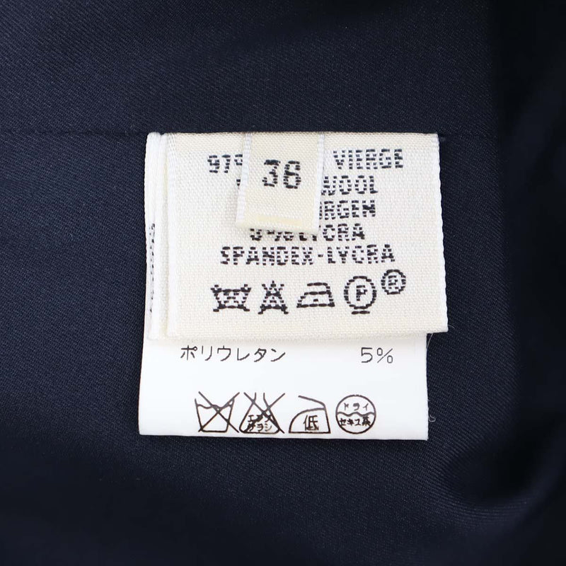 HERMES エルメス スカート タイトスカート 36サイズ 7号 ネイビー 服 レディース ok1199