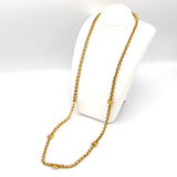 CELINE セリーヌ ネックレス マカダム チェーン ゴールドカラー レディース アクセサリー 25k117-2